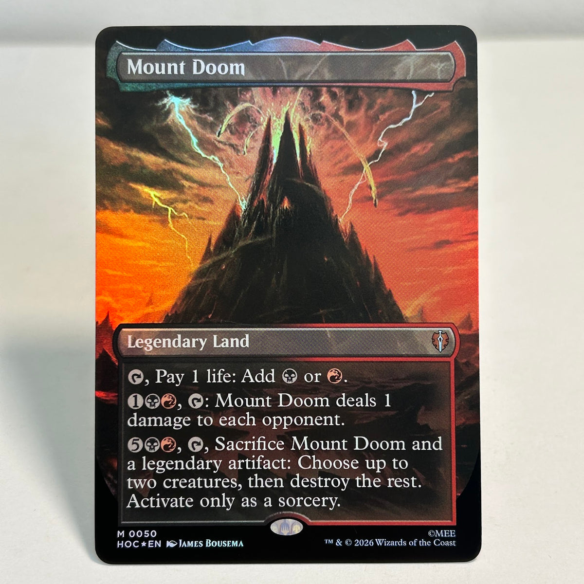 Mount Doom - The Hobbit Commander #50 - Foil