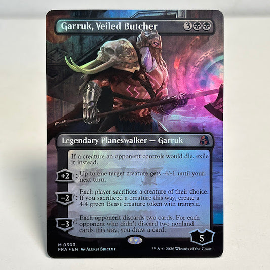Garruk, Veiled Butcher - Reality Fracture #303 - Foil