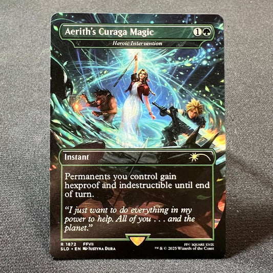 Heroic Intervention (Aerith's Curaga Magic) - Secret Lair #1872 - No Foil
