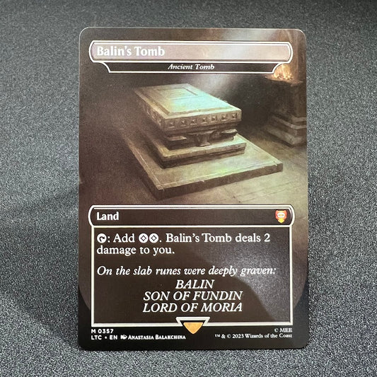 Ancient Tomb (Balin's Tomb) - Lord of the Rings Commander #375 - No Foil