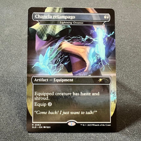 Lightning Greaves (Chancla relámpago) - Secret Lair #2062 - No Foil