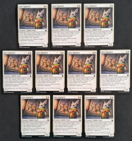 Pack 10 Hare Apparent - Foundations - No Foil