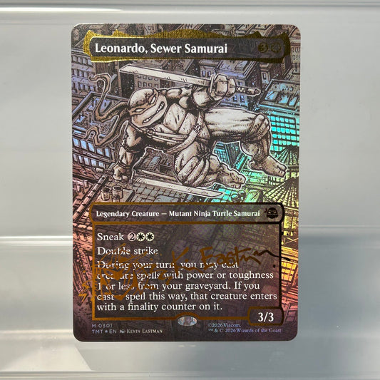 Leonardo, Sewer Samurai - Teenage Mutant Ninja Turtles #301 - Raised Foil