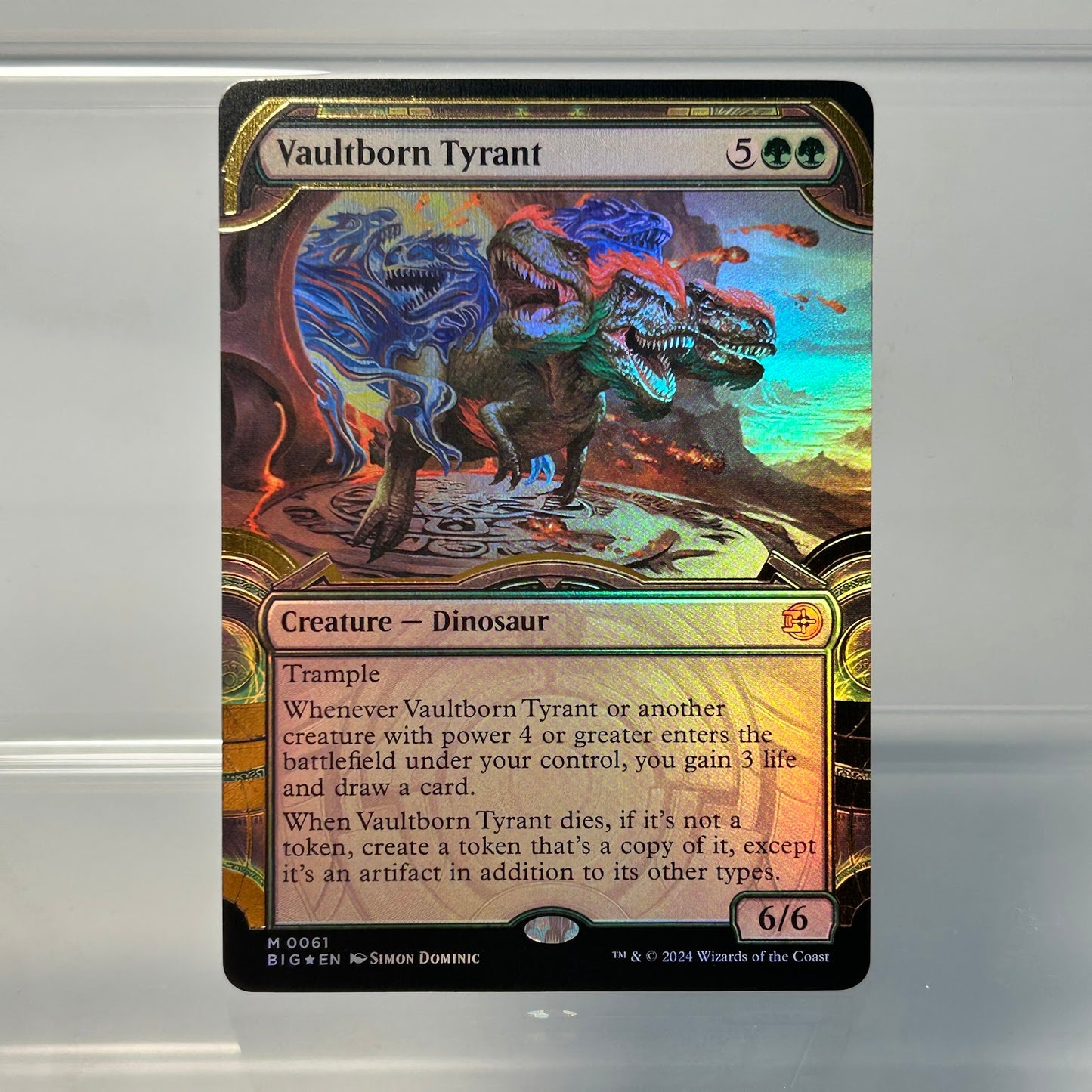 Vaultborn Tyrant - Outlaws of Thunder Junction #61 - Raised Foil
