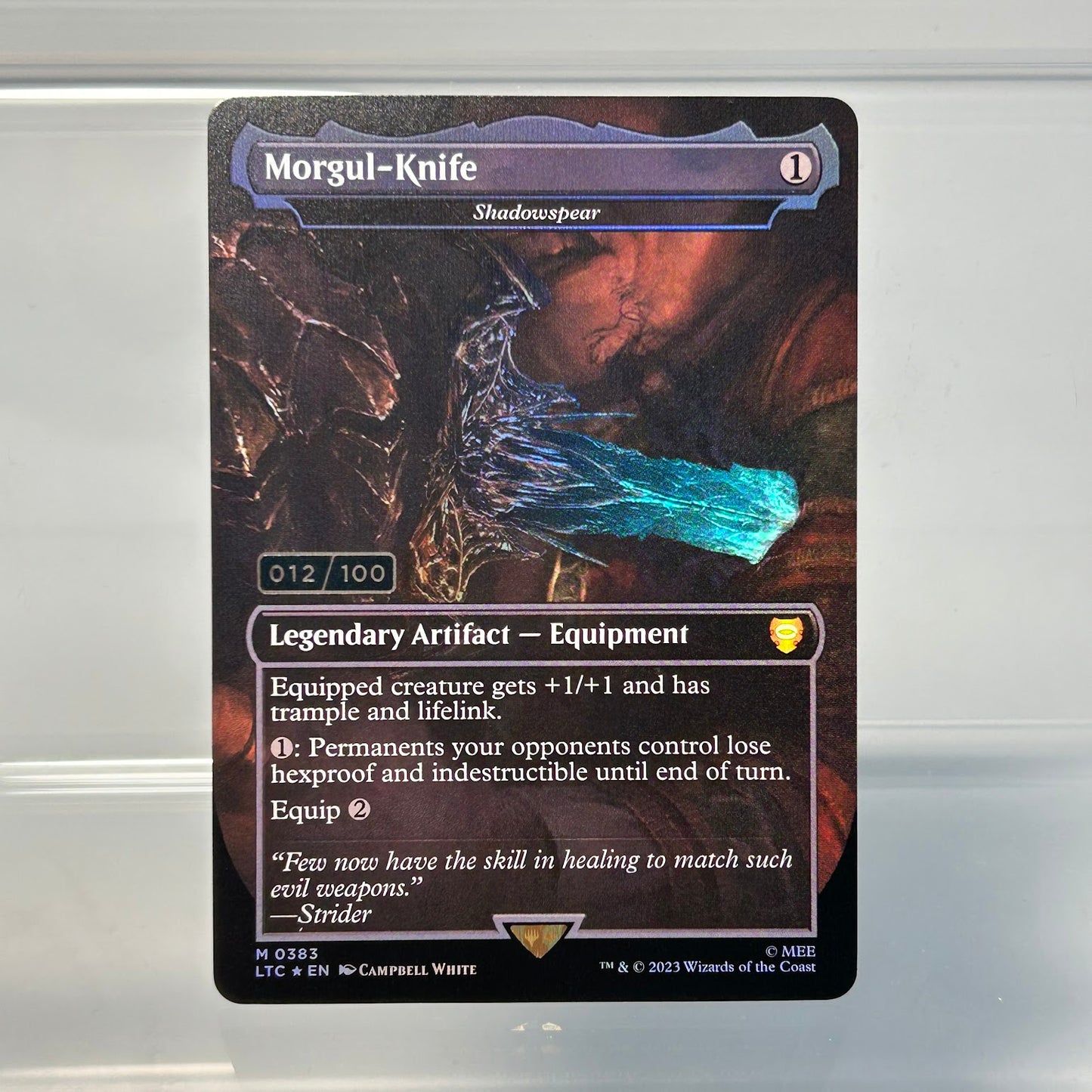 Shadowspear (Morgul-Knife) - The Lord of the Rings Commander #383 - Foil
