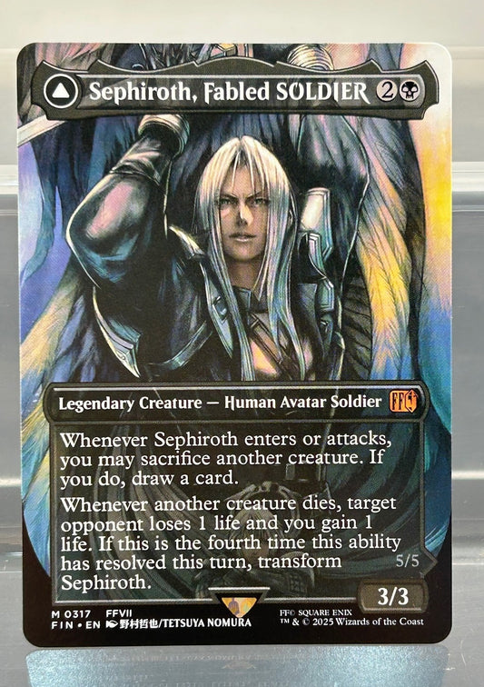 Sephiroth, Fabled SOLDIER // Sephiroth, One-Winged Angel - Final Fantasy #317 - No Foil