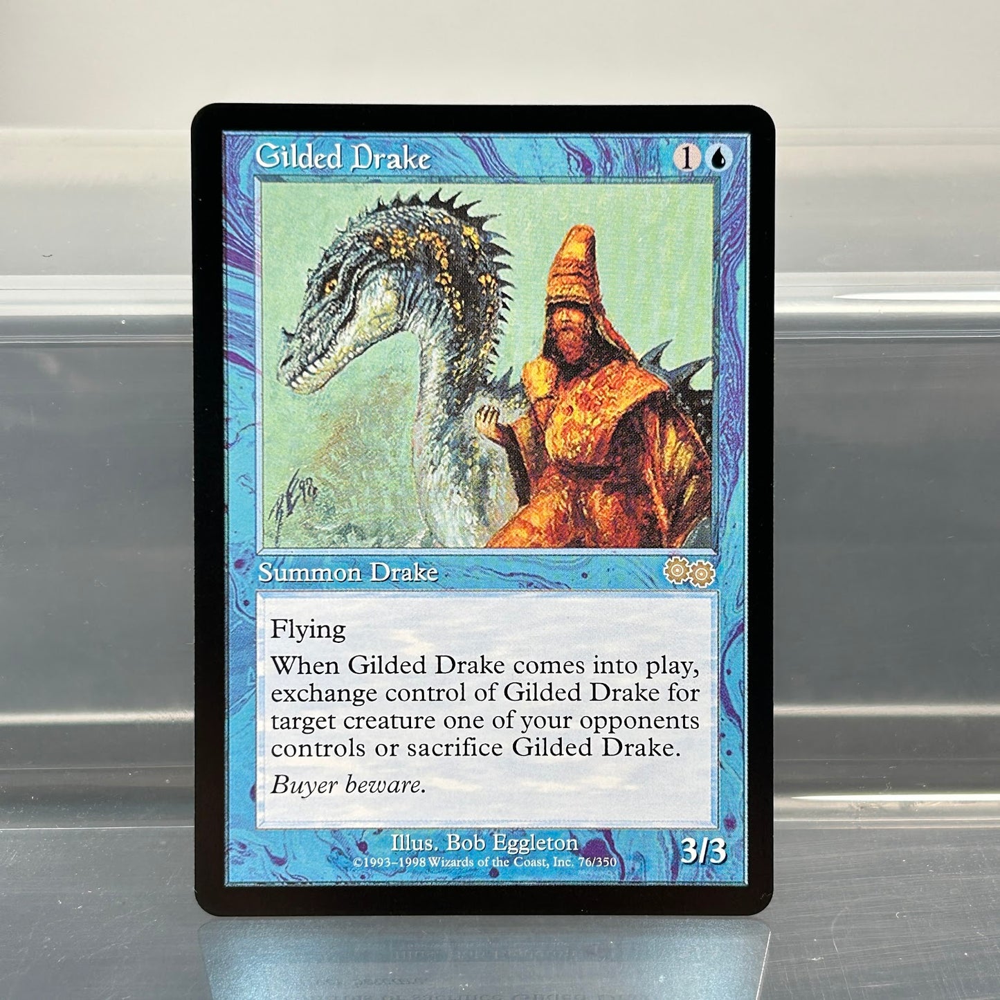 Gilded Drake - Urza's Saga #76 - No Foil