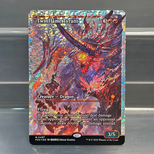 Twinflame Tyrant - Foundations #437 - Fractured Foil