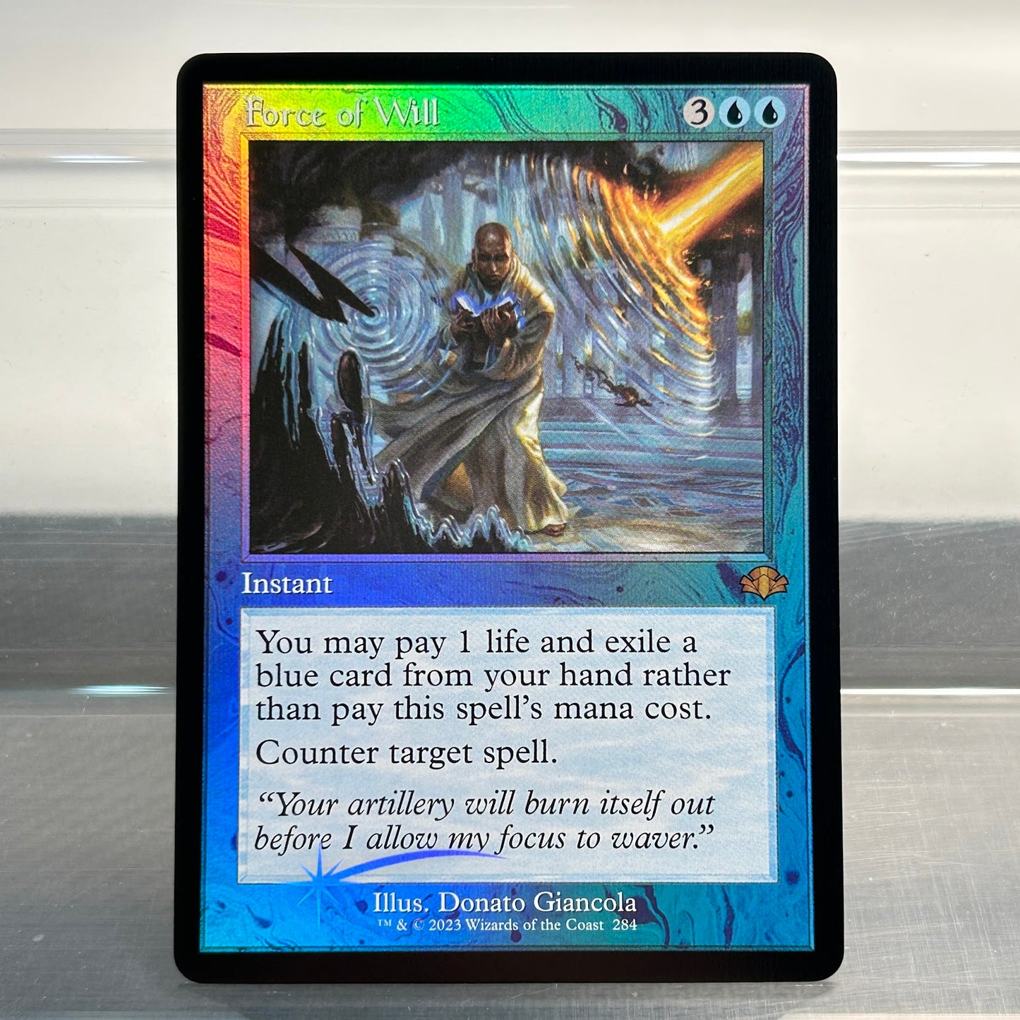 Force of Will - Dominaria Remastered #284 - Foil