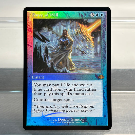 Force of Will - Dominaria Remastered #284 - Foil