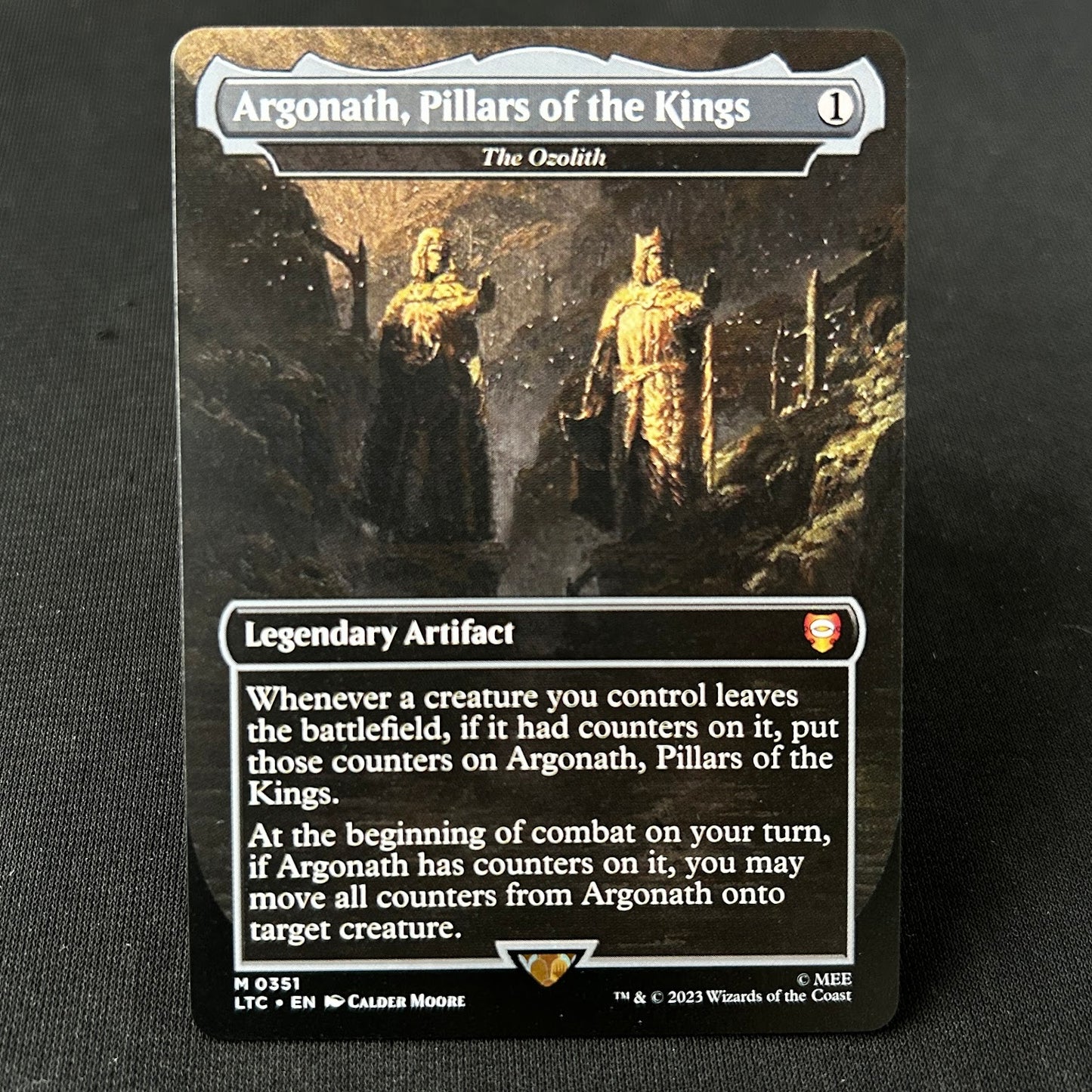 The Ozolith (Argonath, Pillars of the Kings) - The Lord of the Rings Commander #351 - No Foil