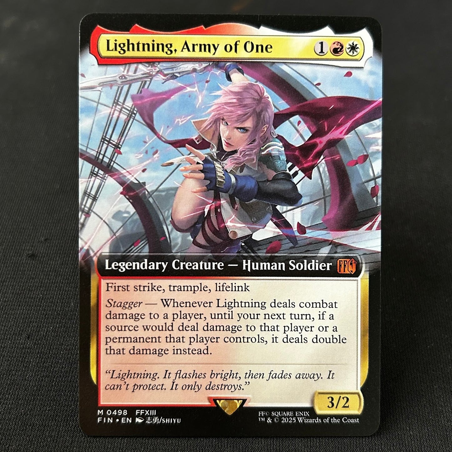 Lightning, Army of One - Final Fantasy #498 - No Foil
