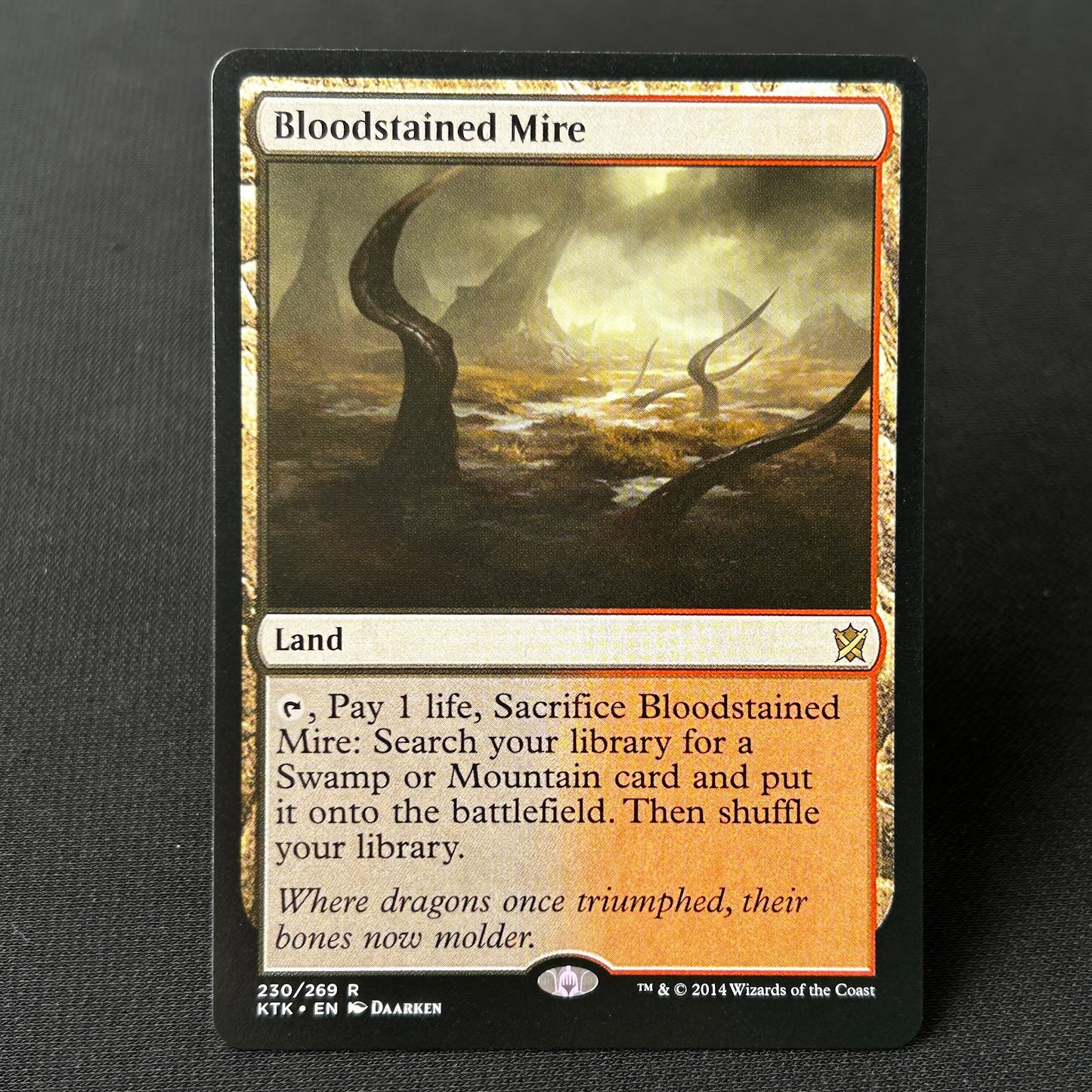 Bloodstained Mire - Khans of Tarkir #230 - No Foil