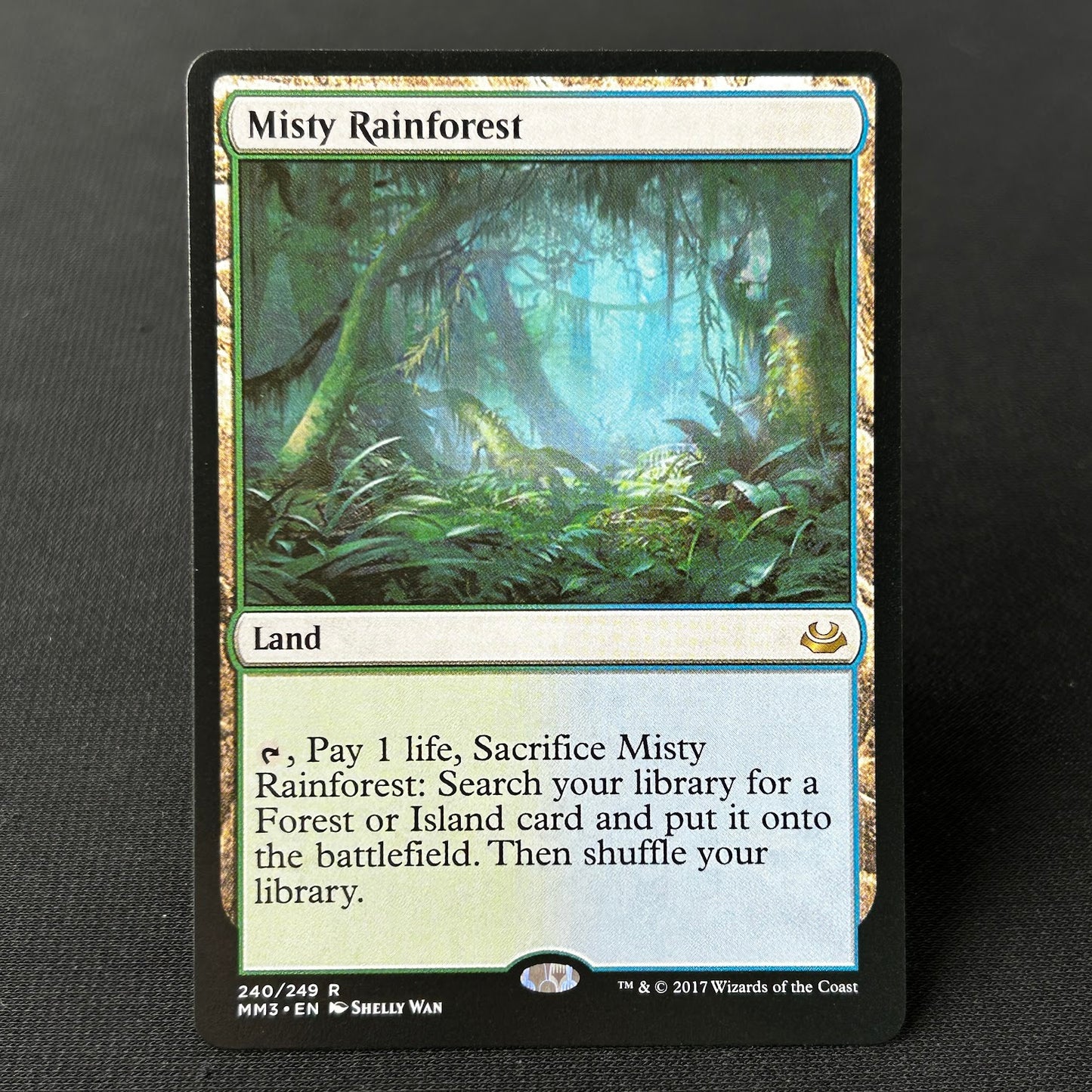 Misty Rainforest - Modern Masters 2017 #240 - No Foil