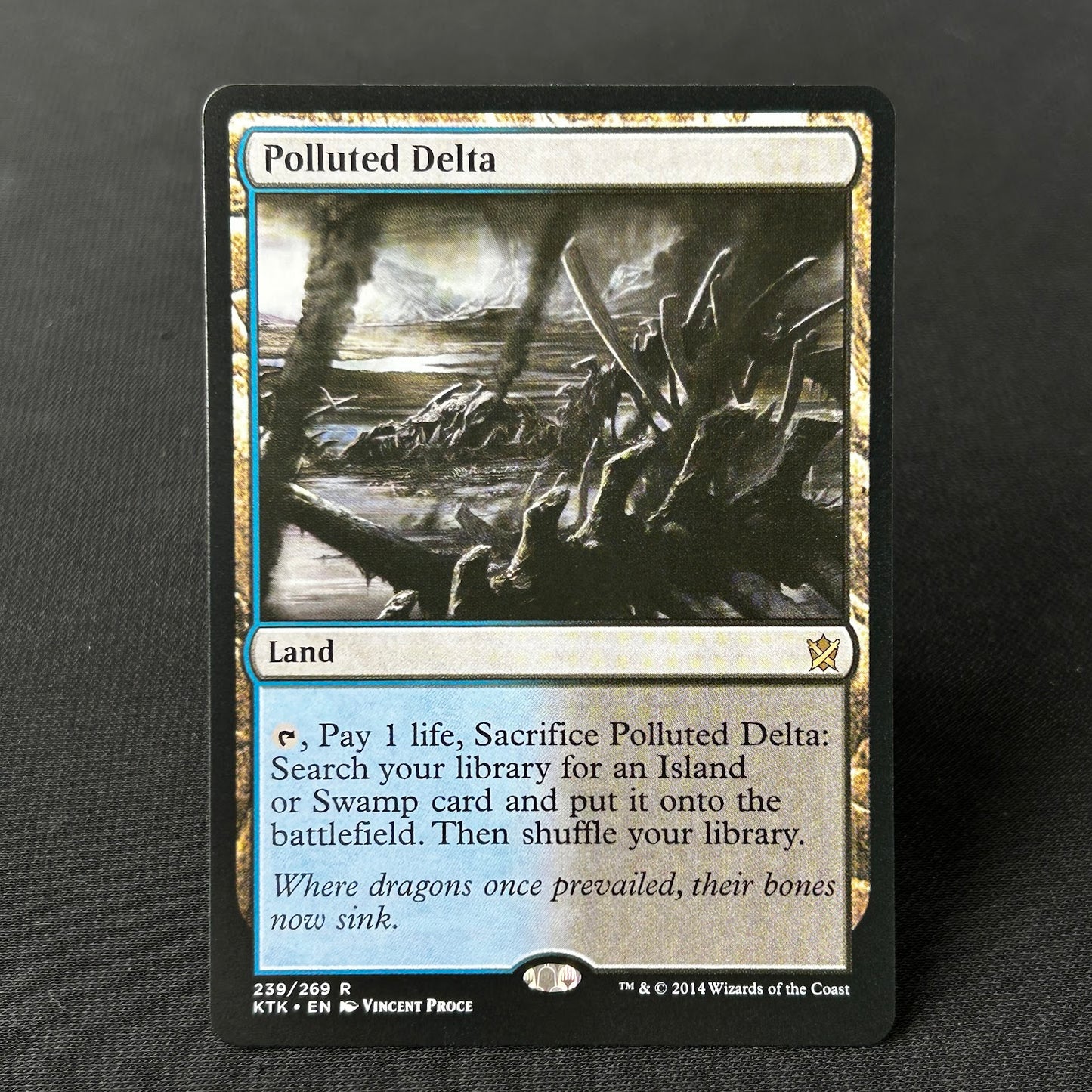 Polluted Delta - Khans of Tarkir #239 - No Foil