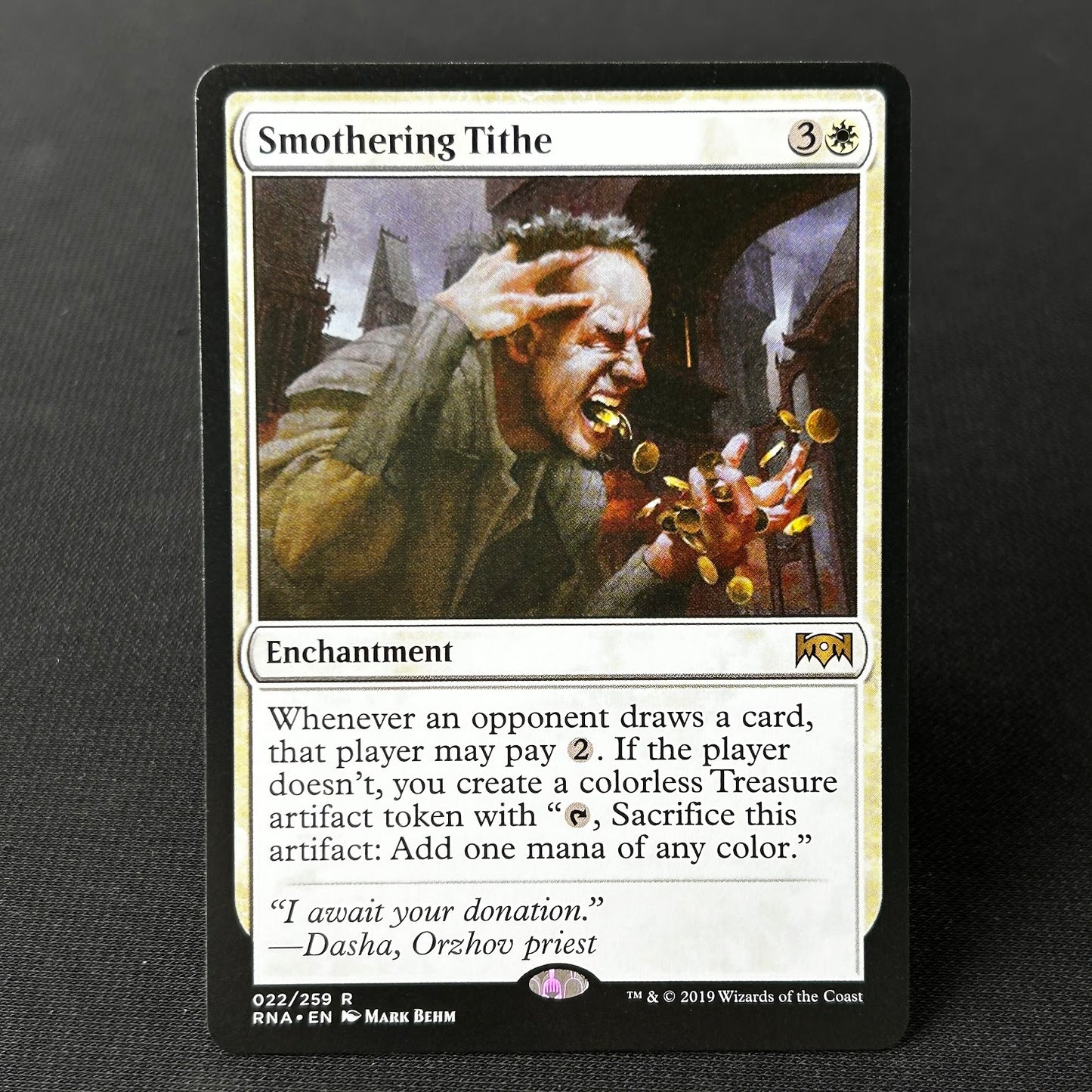 Smothering Tithe - Ravnica Allegiance #22 - No Foil