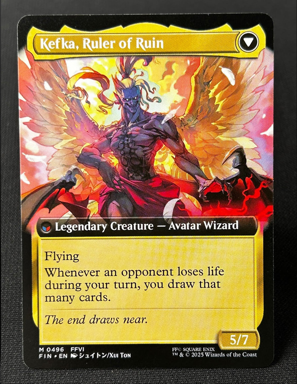 Kefka, Court Mage // Kefka, Ruler of Ruin - Final Fantasy #496 - No Foil