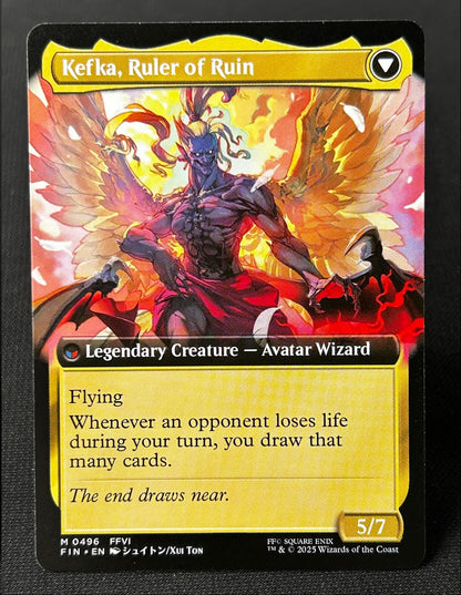Kefka, Court Mage // Kefka, Ruler of Ruin - Final Fantasy #496 - No Foil
