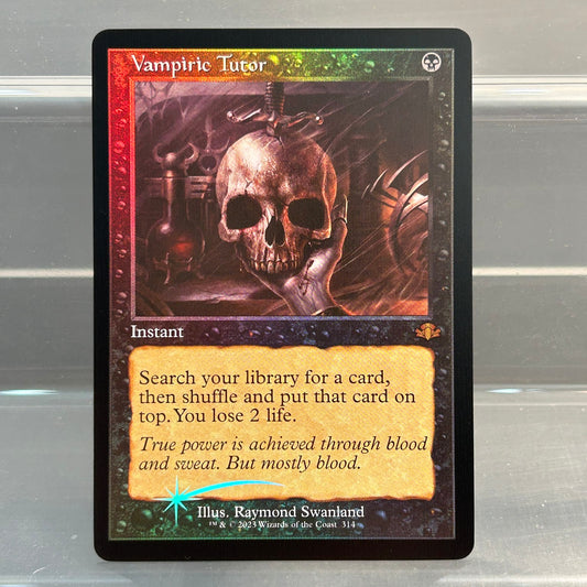 Vampiric Tutor - Dominaria Remastered #314 - Foil