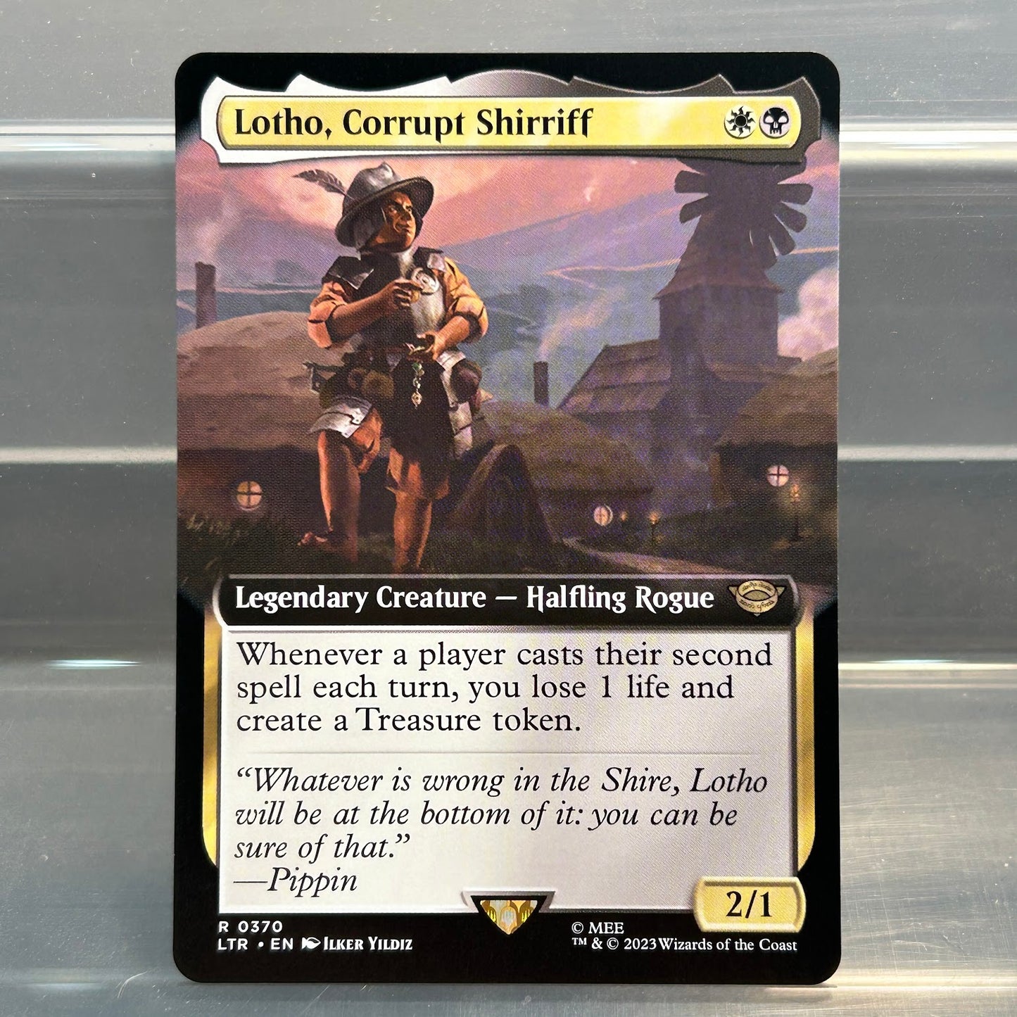 Lotho, Corrupt Shirriff - Lord of the Rings #370 - No Foil