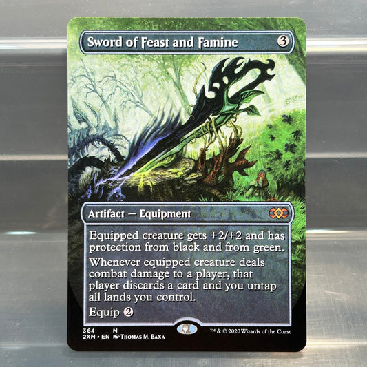Sword of Feast and Famine - Double Masters #364 - No Foil