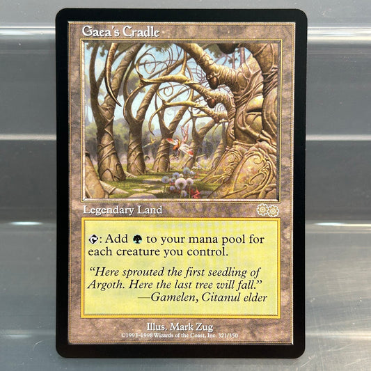 Gaea's Cradle - Urza's Saga #321 - No Foil