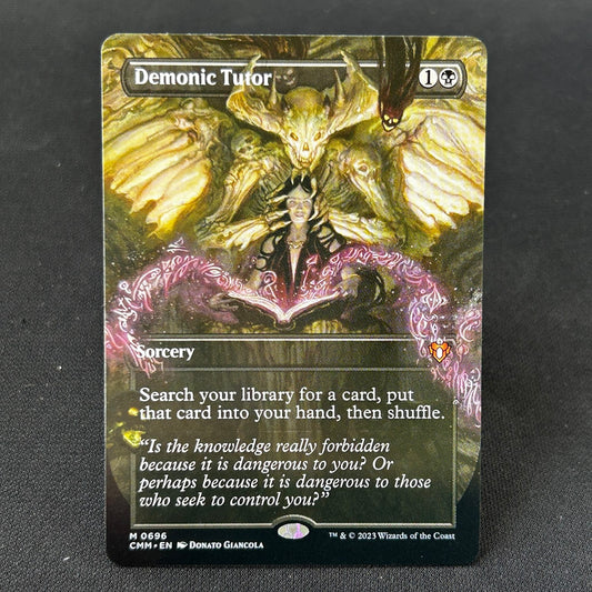 Demonic Tutor - Commander Masters #696 - No Foil