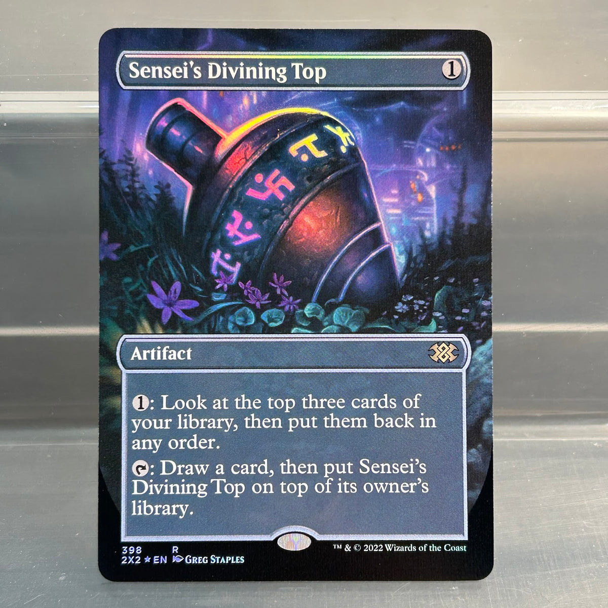 Sensei's Divining Top - Double Masters #398 - Foil