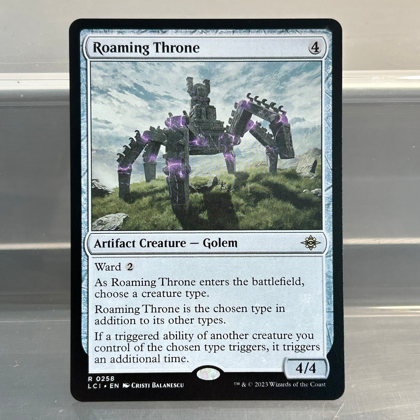 Roaming Throne - The Lost Caverns of Ixalan #258 - No Foil