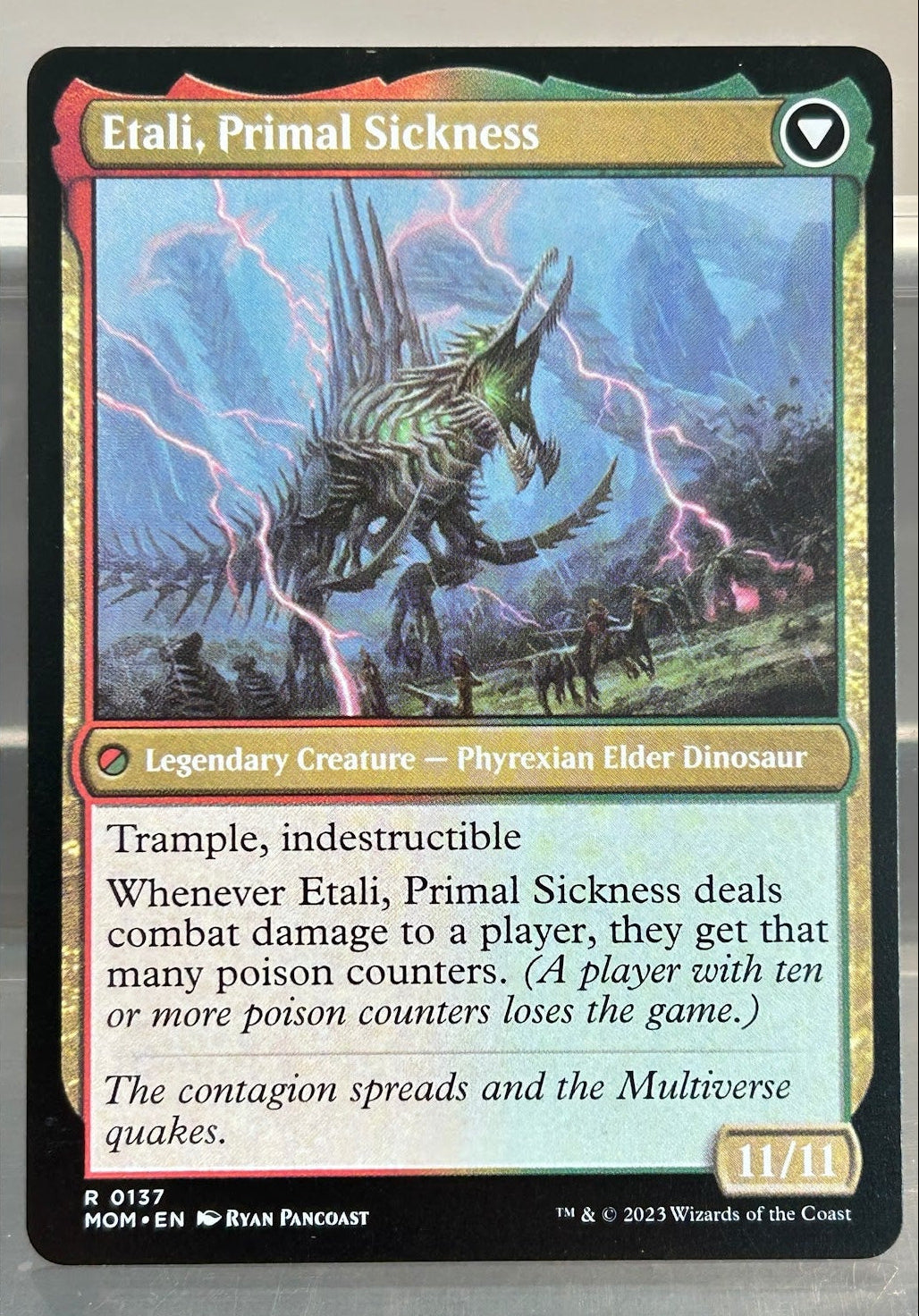 Etali, Primal Conqueror / Etali, Primal Sickness - March of the Machine #137 - No Foil