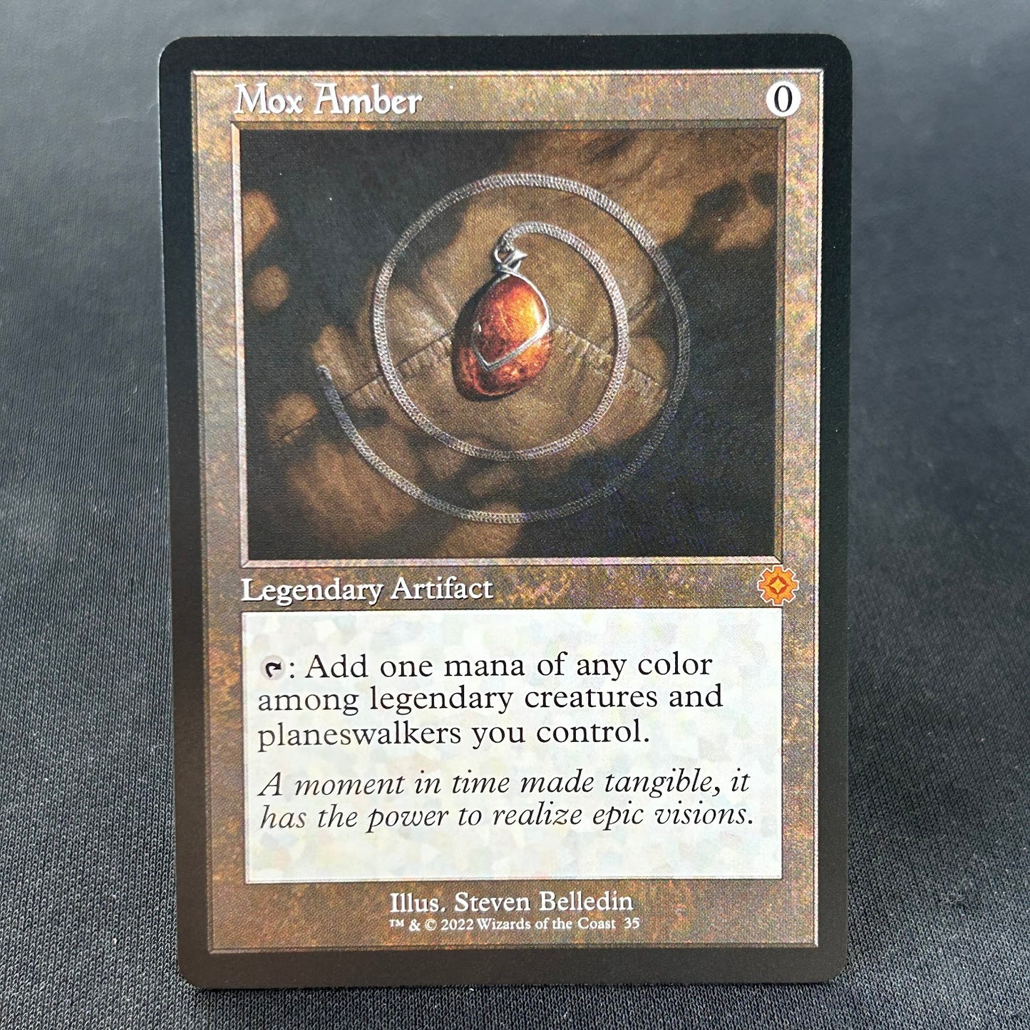 Mox Amber - The Brothers' War Retro Artifacts #35 - No Foil