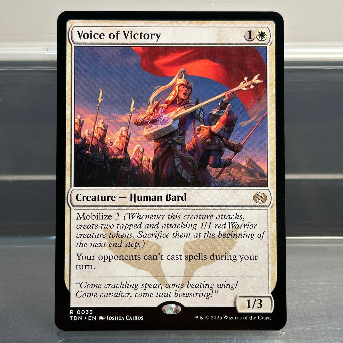 Voice of Victory - Tarkir: Dragonstorm #33 - No Foil