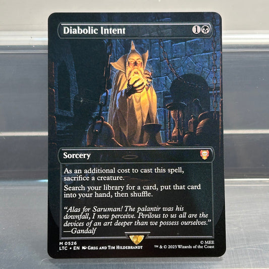 Diabolic Intent - Lord of the Rings Commander #526 - No Foil