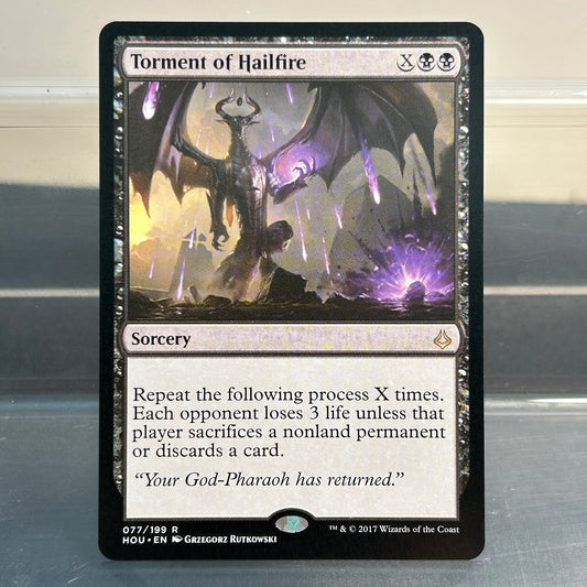 Torment of Haillfire - Hour of Devastation #77 - No Foil