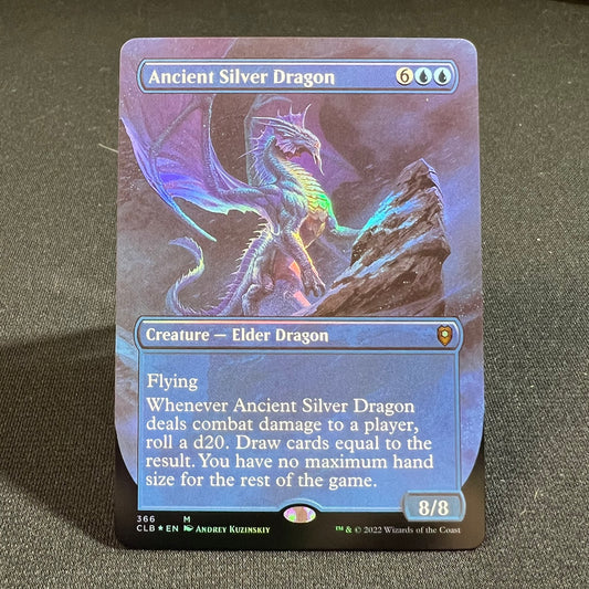 Ancient Silver Dragon - Commander Legends: Battle for Baldur's Gate #366 - Foil