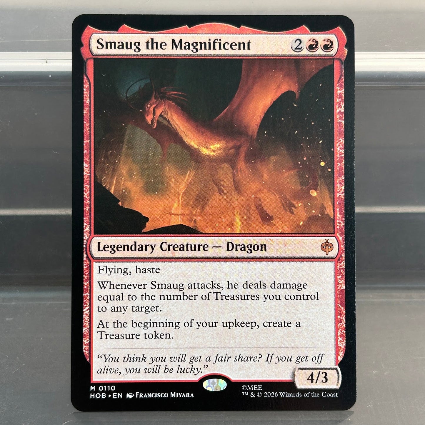 Smaug the Magnificent - The Hobbit #110 - No Foil