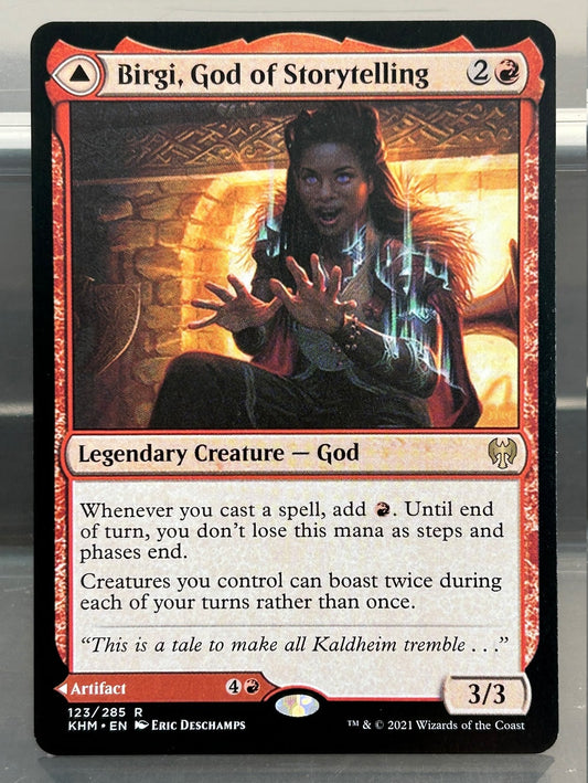 Birgi, God of Storytelling - Kaldheim #123 - No Foil