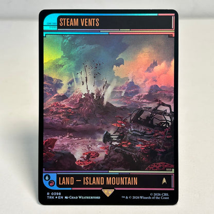 Pack 10 Shock Lands - Star Trek - Full Art - Foil