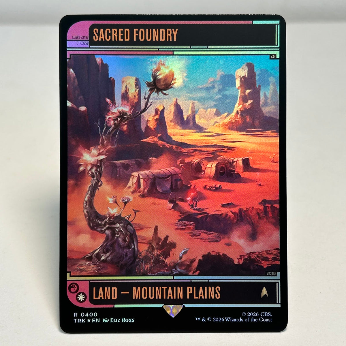 Pack 10 Shock Lands - Star Trek - Full Art - Foil