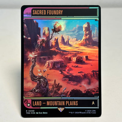 Pack 10 Shock Lands - Star Trek - Full Art - Foil