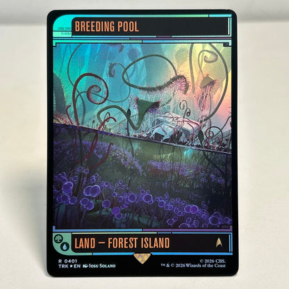 Pack 10 Shock Lands - Star Trek - Full Art - Foil