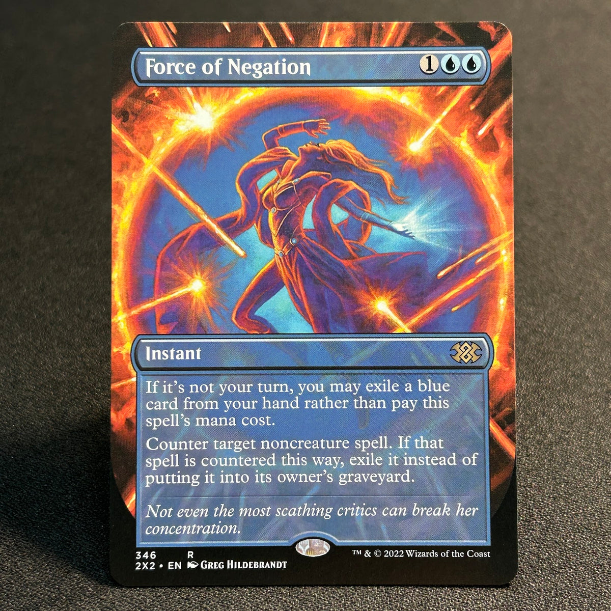 Force of Negation - Double Masters #346 - No Foil