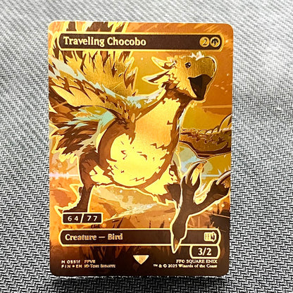 Traveling Chocobo - Final Fantasy #551f - Raised Foil