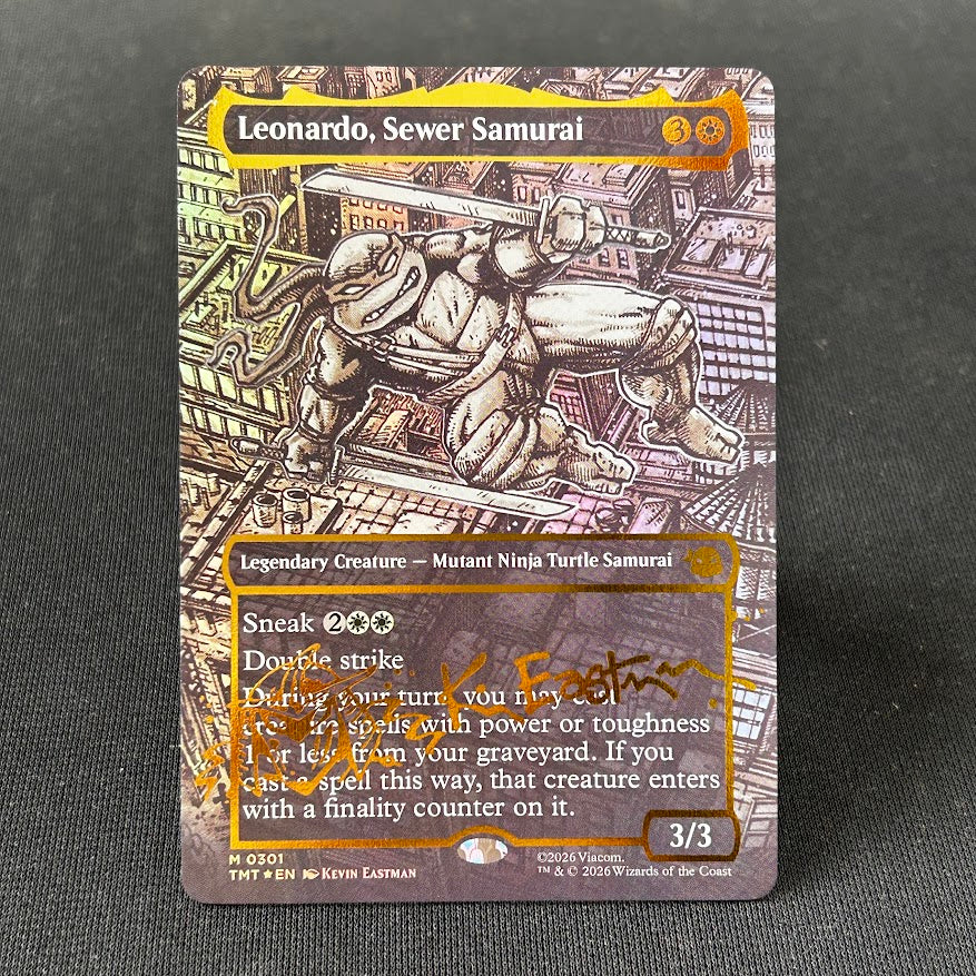 Leonardo, Sewer Samurai - Teenage Mutant Ninja Turtles #301 - Raised Foil