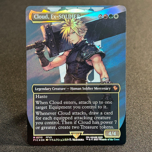 Cloud, Ex-SOLDIER - Final Fantasy Commander #210 - Surge Foil