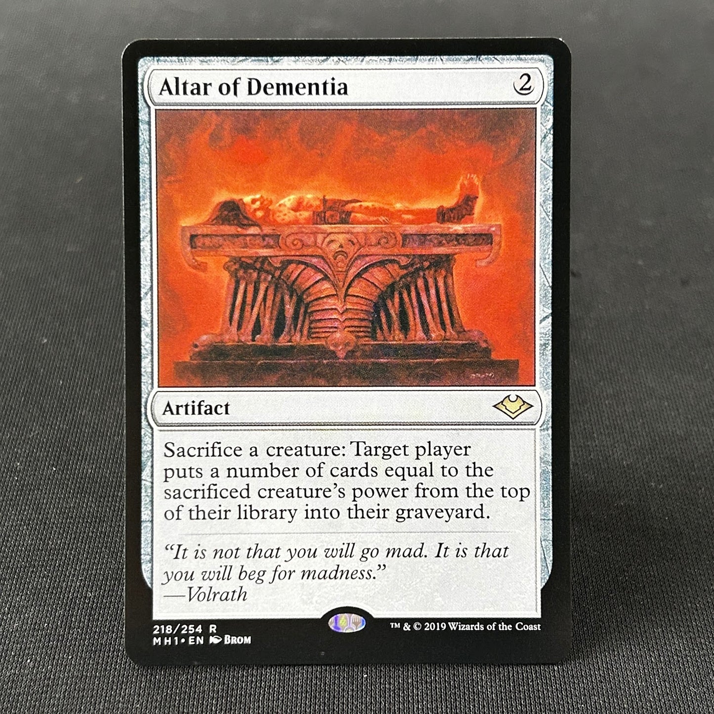 Altar of Dementia - Modern Horizons #218 - No Foil