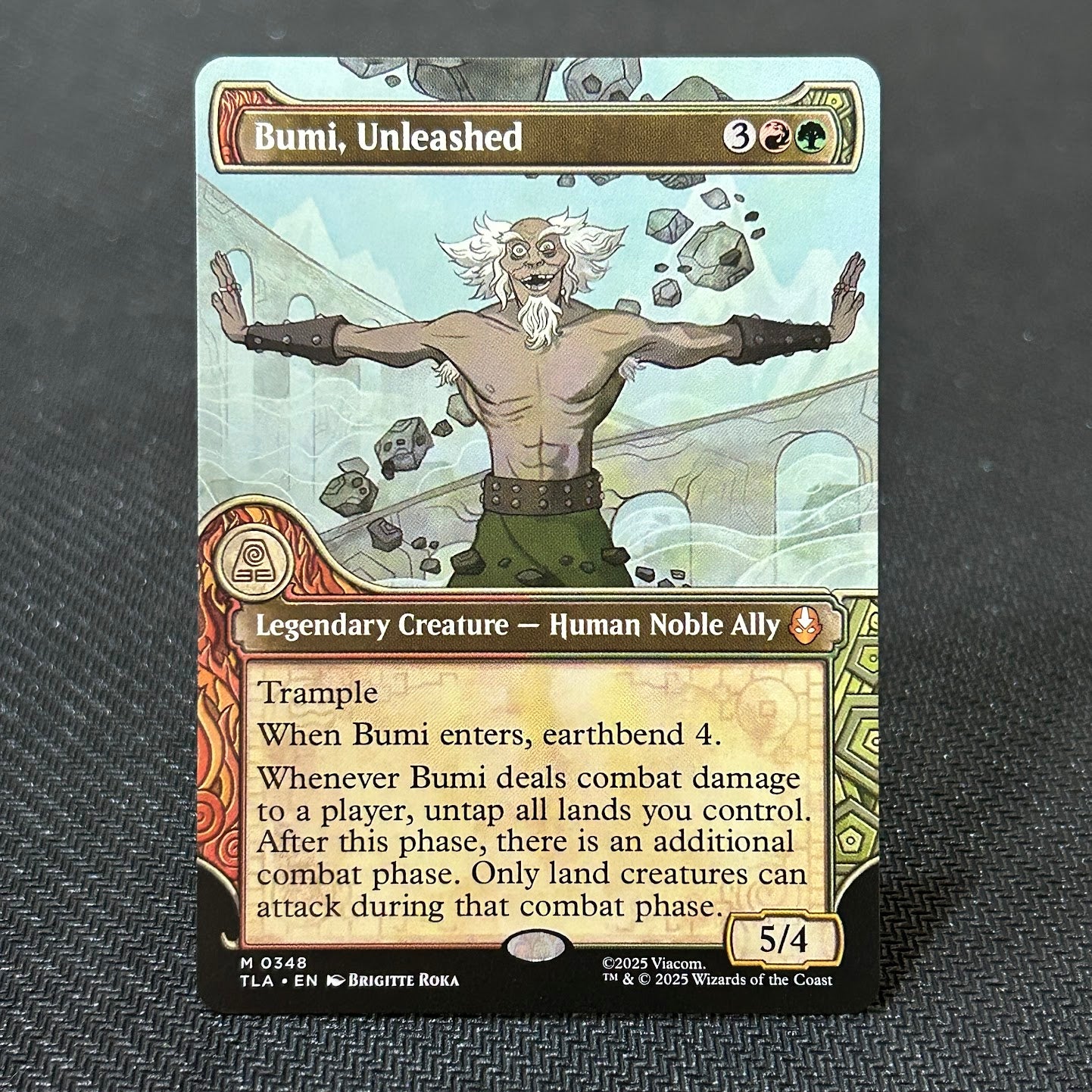 Bumi, Unleashed - Avatar: The Last Airbender #348 - No Foil