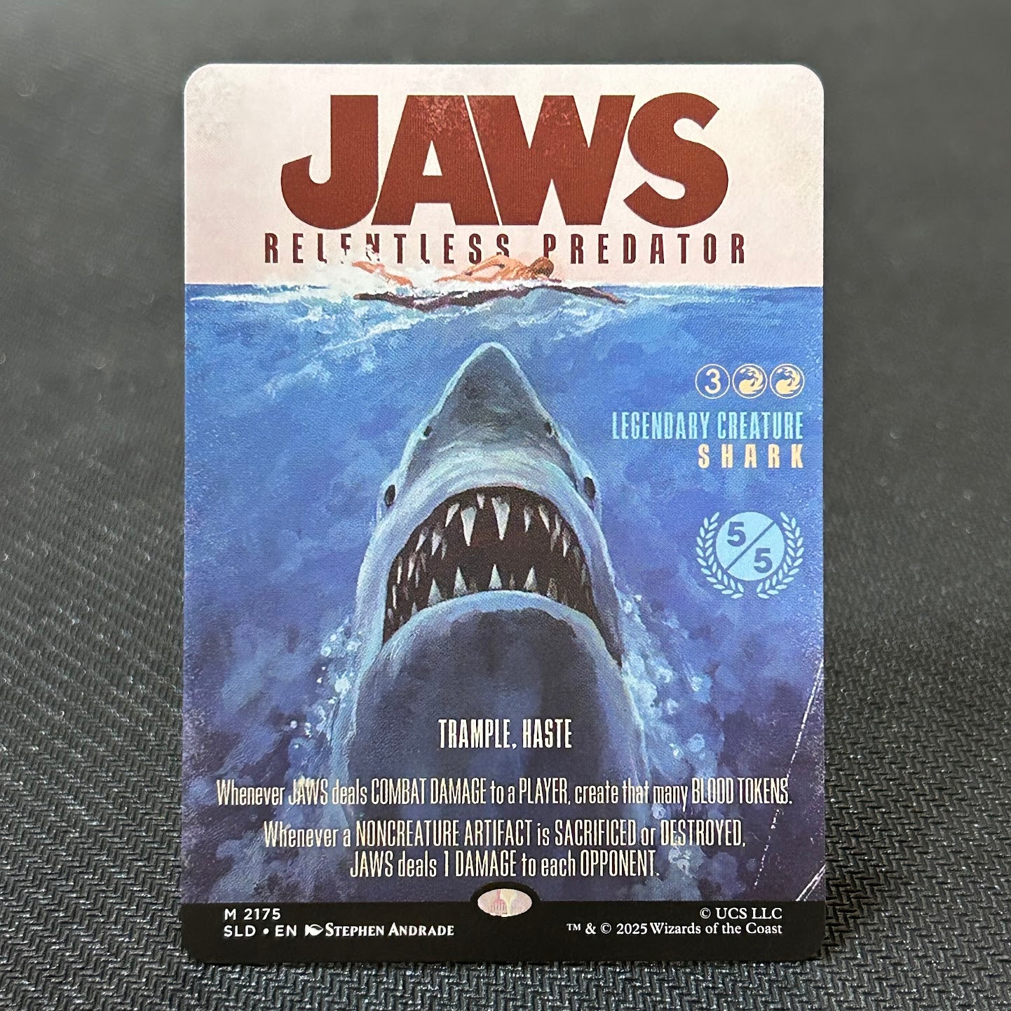 Jaws, Relentless Predator - Secret Lair #2175 - No Foil
