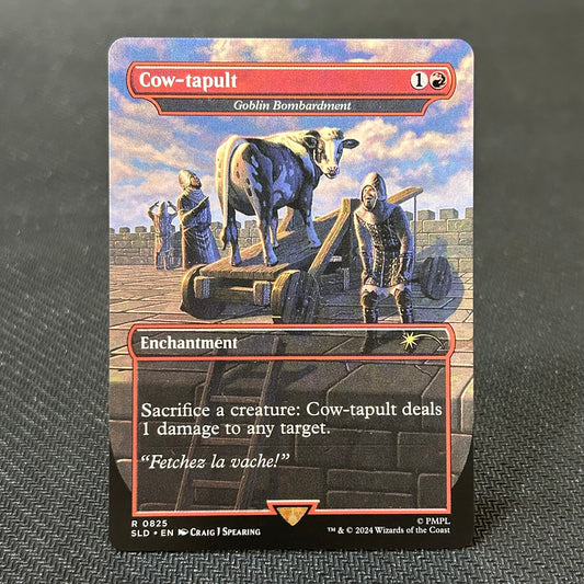 Goblin Bombardment (Cow-tapult) - Secret Lair #825 - No Foil