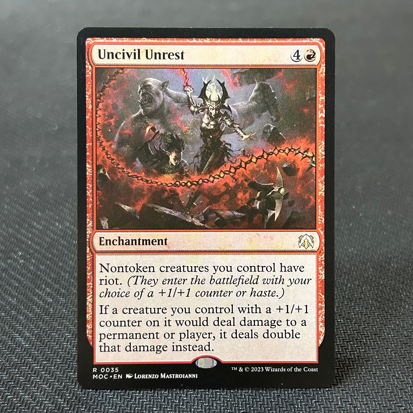 Uncivil Unrest - March of the Machine Commander #35 - No Foil